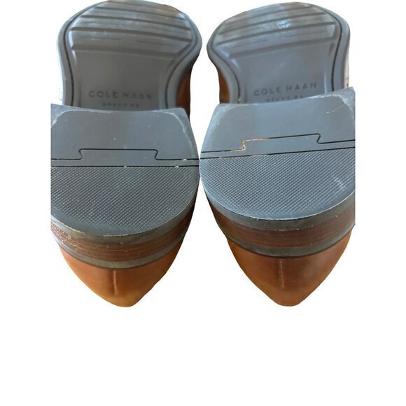 Cole Haan Grand Series Leather Wingtip Derby Brown British Dress Shoes 11.5 M - Picture 10 of 11